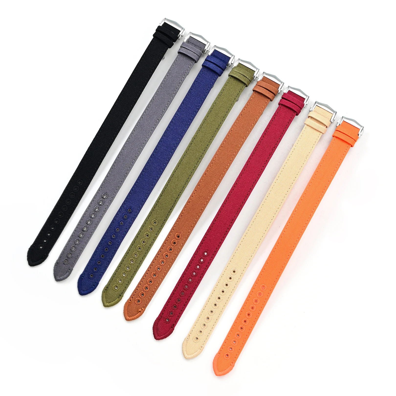 High-Density 18mm 20mm 22mm Nylon Nato Watch Strap Canvas Woven Vintage Military Band Single Pass-Through Man Women‘s Bracelet
