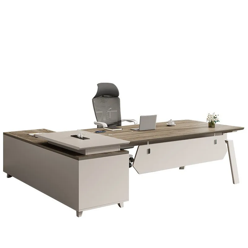 

2025 new model to the store boss simple modern president office furniture Guangdong light luxury manager large class supervisor