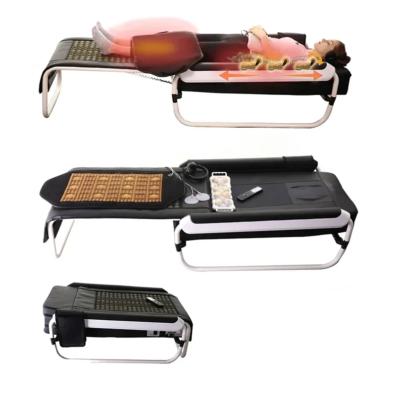 

V3 V4 V6 Thermal Therapy Jade Massage Bed With Roller