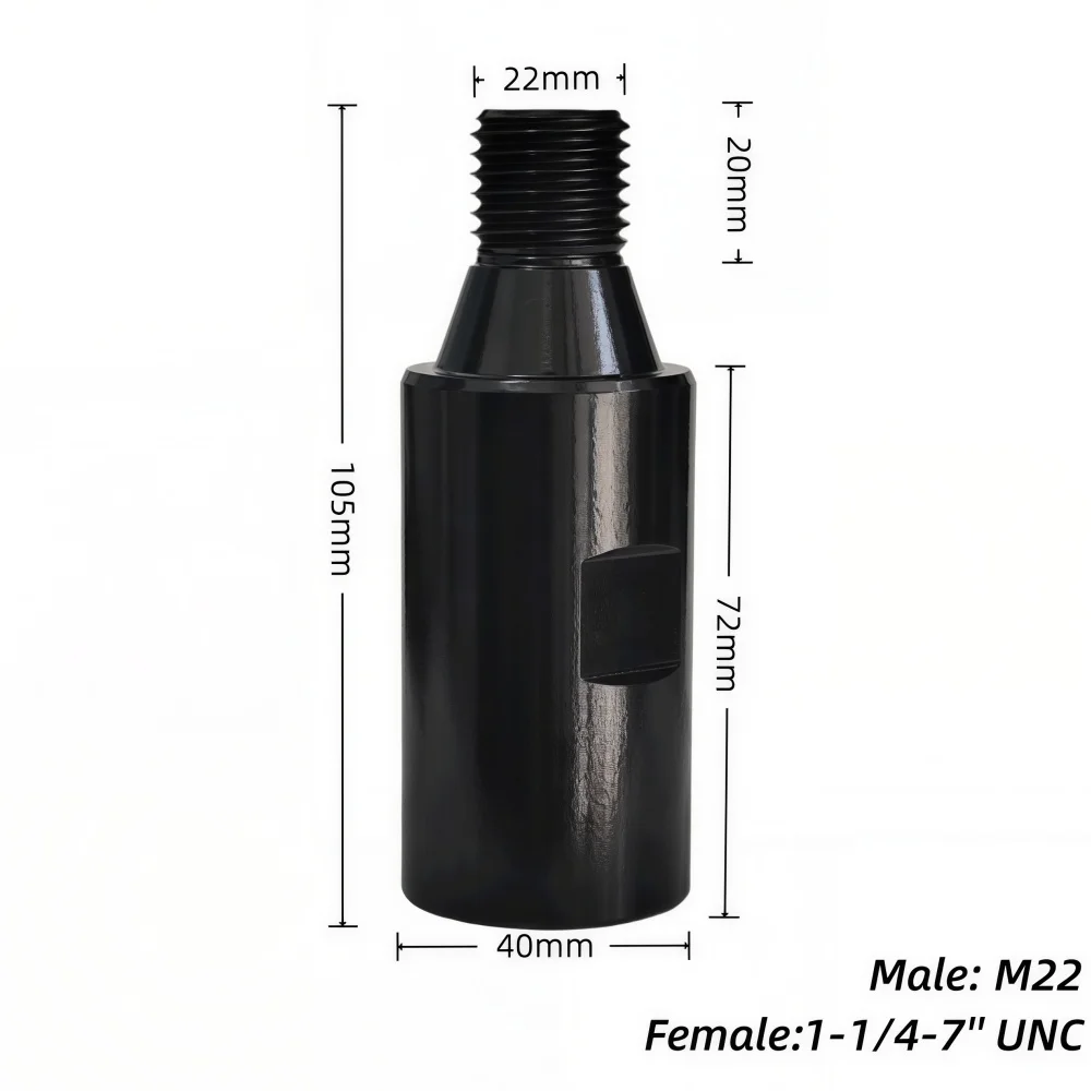 1/2Pcs Thread Adapter For Diamond Drill Core Bits Female 11-4-7 to Male M22 Connection Convertor Construction Tools