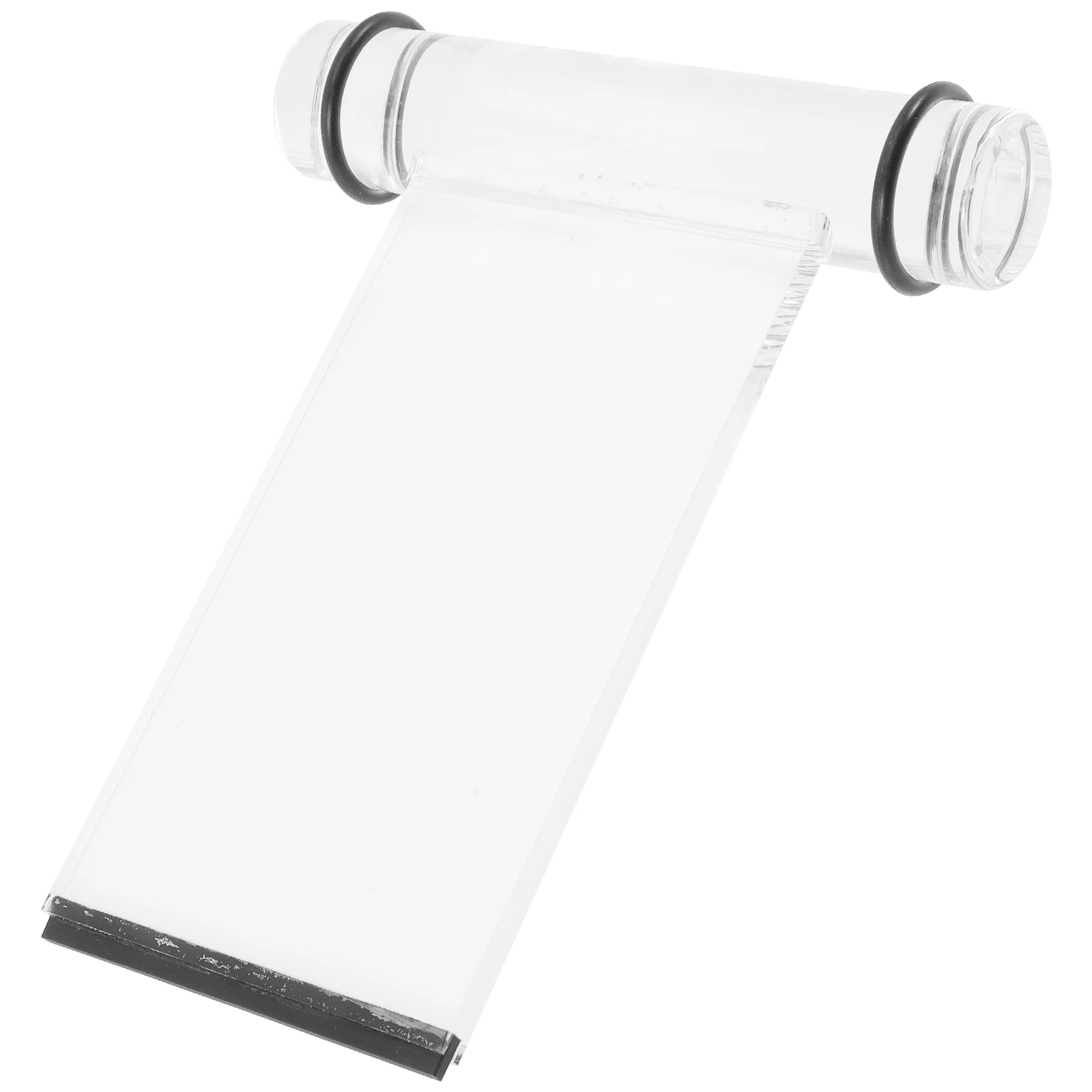 

Clear Acrylic Paddle Coin Box Insert Plunger for Poker Table Game Props Transparent Long H Durability