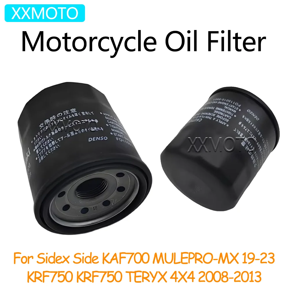 

For Kawasaki Sidex KAF700 MULEPRO-MX 2019-2023 KRF750 TERYX 4X4 2008-2013 KAF KRF 750 Motorcycle Oil Filter Fuel Filter Element