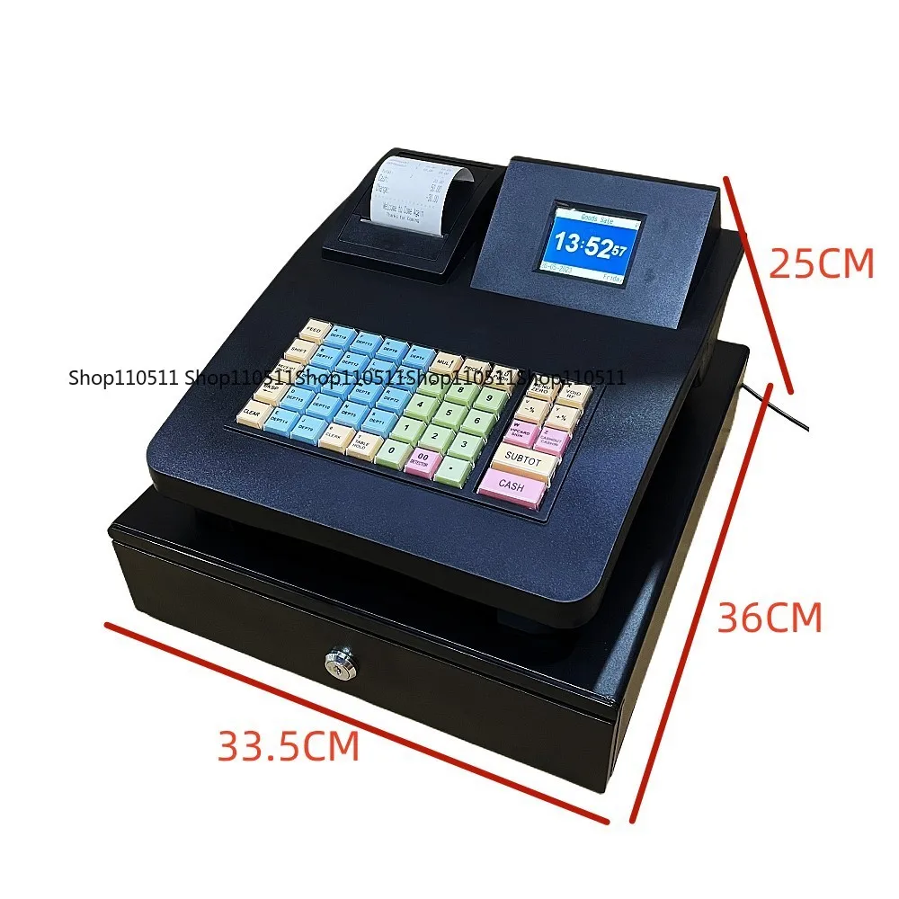 Retail and fresh food integrated convenience store cashier system catering back kitchen cashier front desk