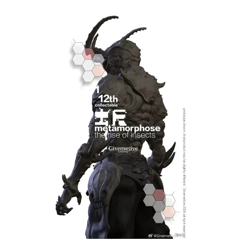 Giveme5ive Echte Metamorphose-De Opkomst van Insecten Airoki 1/12 Originele Pop Mobiele Model Speelgoed Collectibles