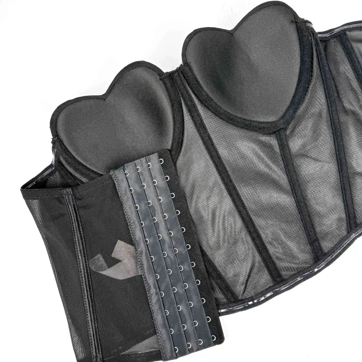 Flashing Drill Fishbone Top Corset Camisole Elegant Women Bra Sexy Underwear Vest Fashion Rave Bustier Club Party Stage Costumes