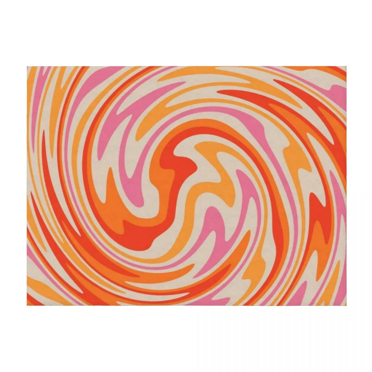 

70s Retro Swirl Color Abstract Throw Blanket Summer Beddings Decorative Sofas Blankets For Bed Luxury Brand Blankets