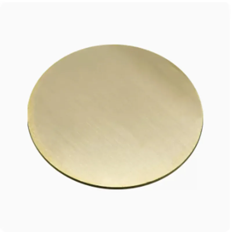 Manufacturer's stock H62 brass disc 0.01-15mm thickness Brass plate laser cutting arbitrary shape Copper sheet laser engraving