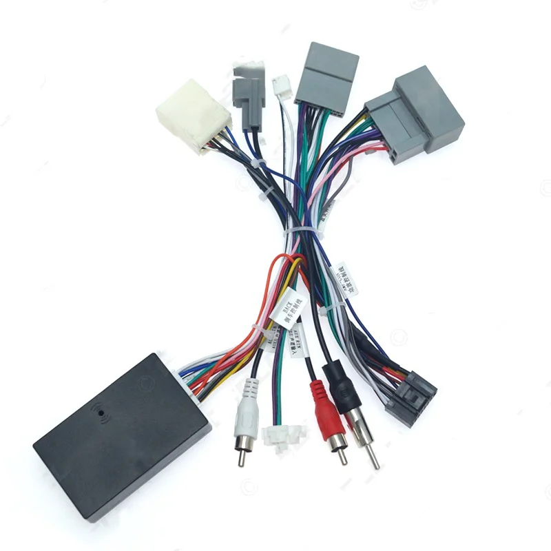 

Wiring Harness CAN Bus Decoder Audio RCA Plug ISO Cable Adapter for Honda Civic CRV 2012-2015