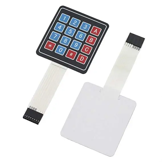 2pcs/lot New 16 Key 4 x 4 Membrane Switch Keypad 4x4 4*4 Matrix Array Matrix keyboard