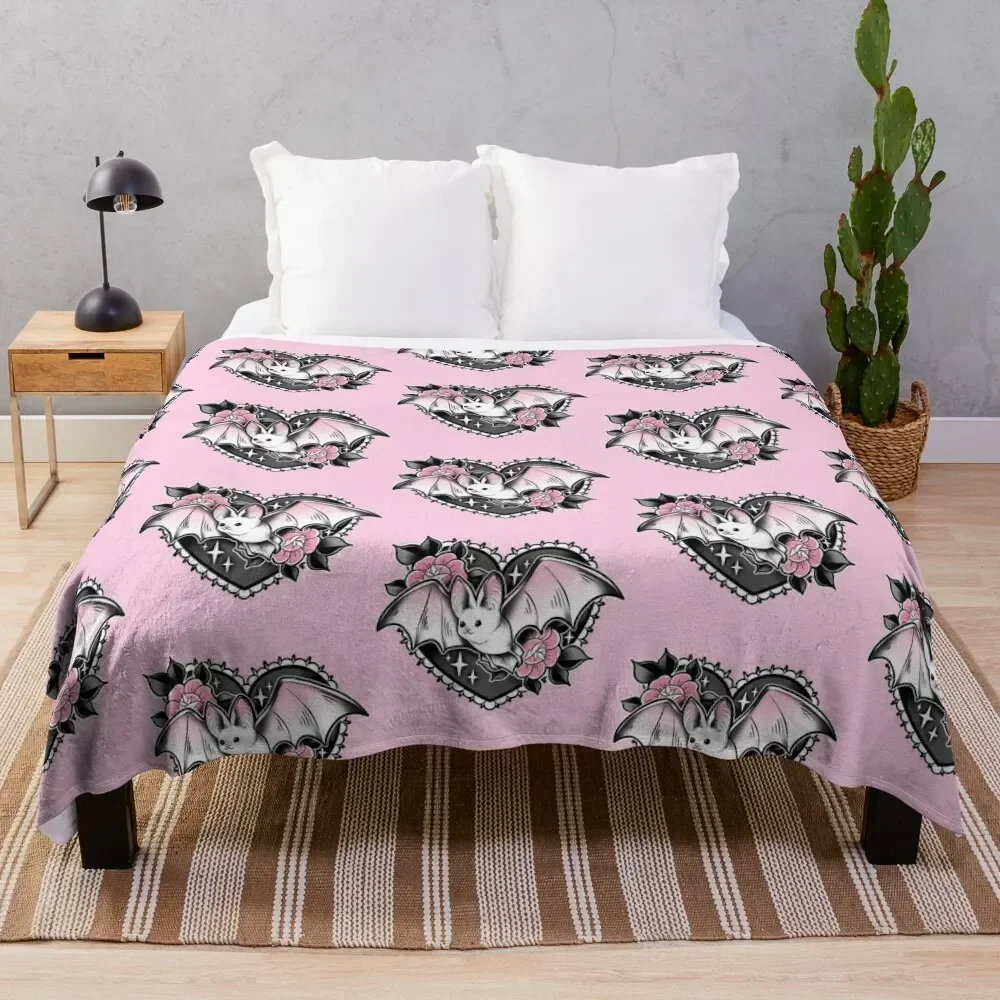 

Little Bat Throw Blanket Decorative Sofa Bed covers Designers Thermals For Travel Blankets
