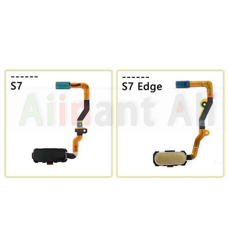 AiinAnt Back Home Button Touch ID Key Fingerprint Sensor Flex Cable For Samsung Galaxy S7 Edge G930 G930F G935 G935F