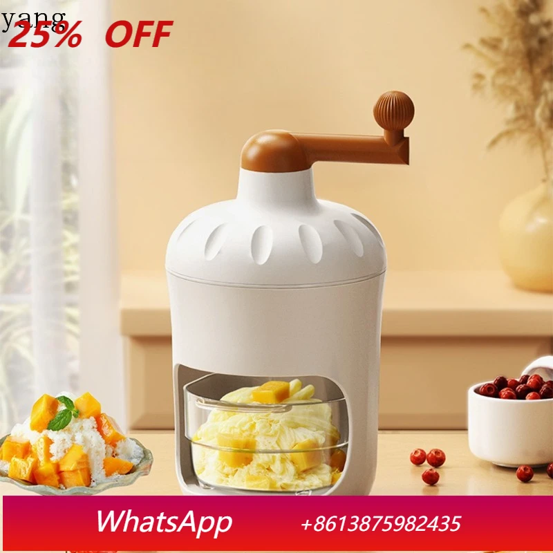 

LMM household small hand ice shaver stall unplugged commercial manual