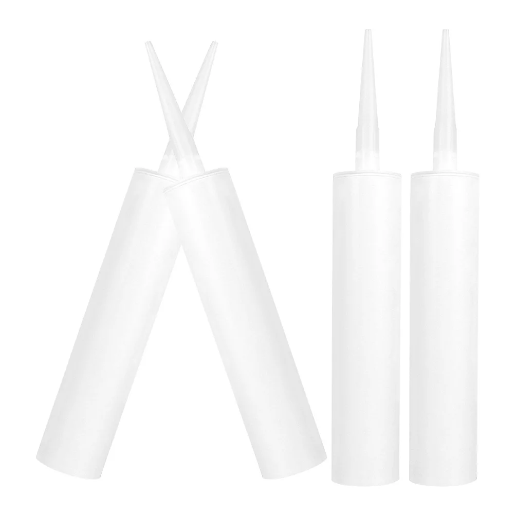 Tubos de calafateo vacíos, recargables, reutilizables, portátiles, para reparación de fugas de grietas, uso doméstico, tubo de calafateo vacío, 4 Uds.