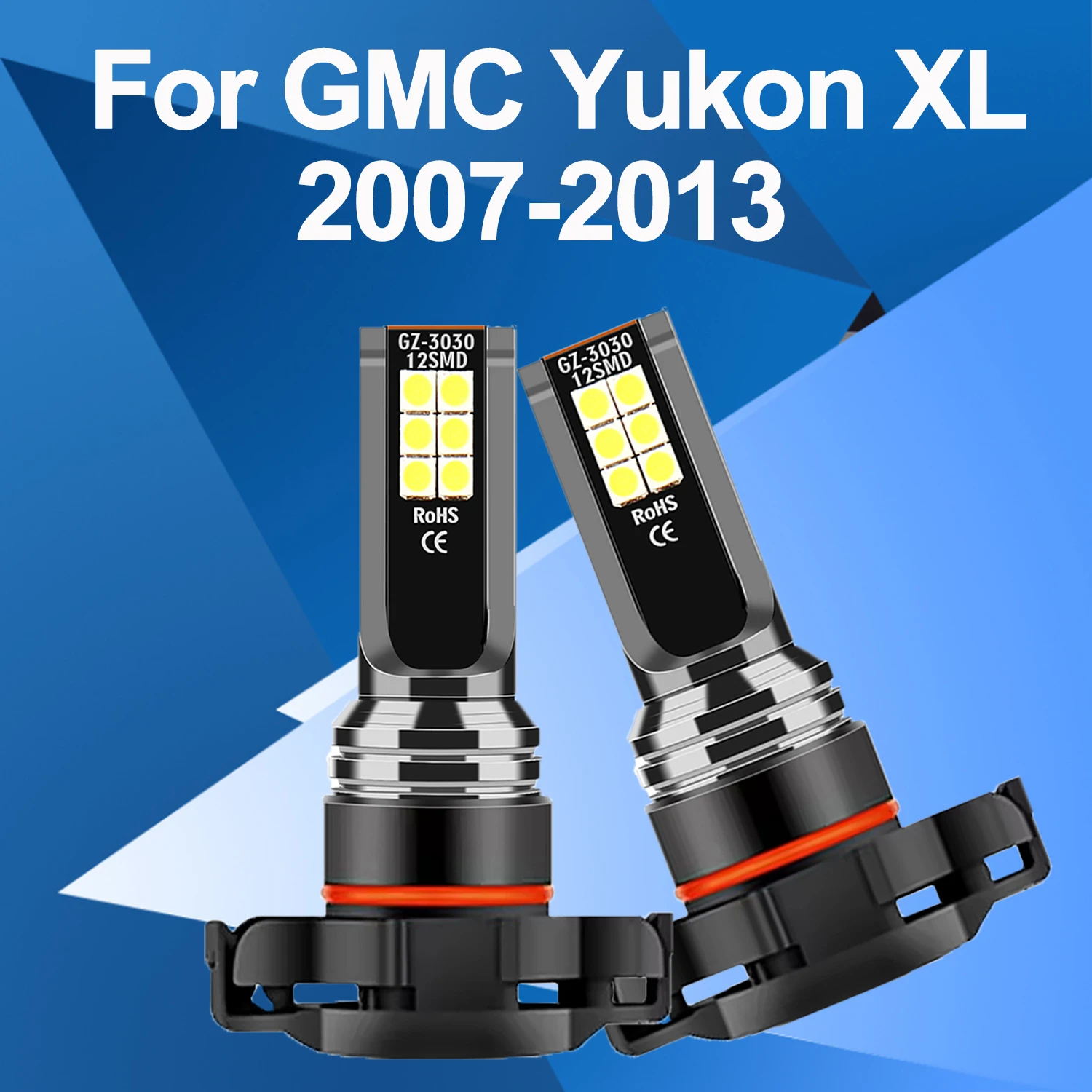 

Для GMC Yukon XL 2007 2008 2009 2010-2013 5202/H16 светодиодные противотуманные фары 6000K противотуманные фары Plug&Play высокой интенсивности 12 шт. 3570 чипов CSP