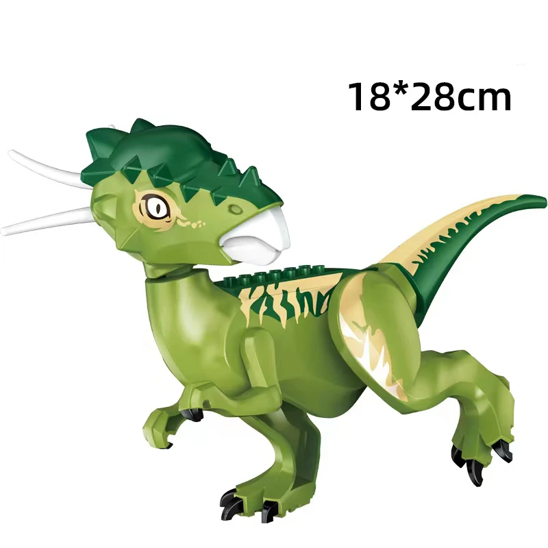 Jurassic Dinosaurs Building Blocks Indominus T-Rex DIY Big Size Tyrannosaurus Action Figure Pterosaur Models Children Toys Gifts