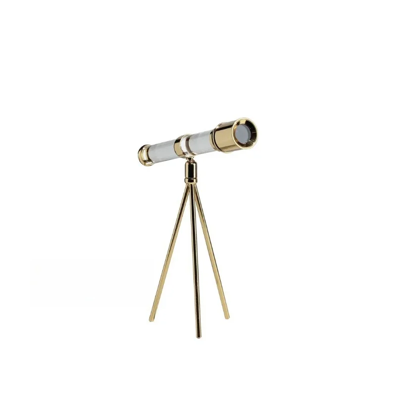 Simple living room wine cabinet TV cabinet telescope model ornament, restaurant sales office entrance