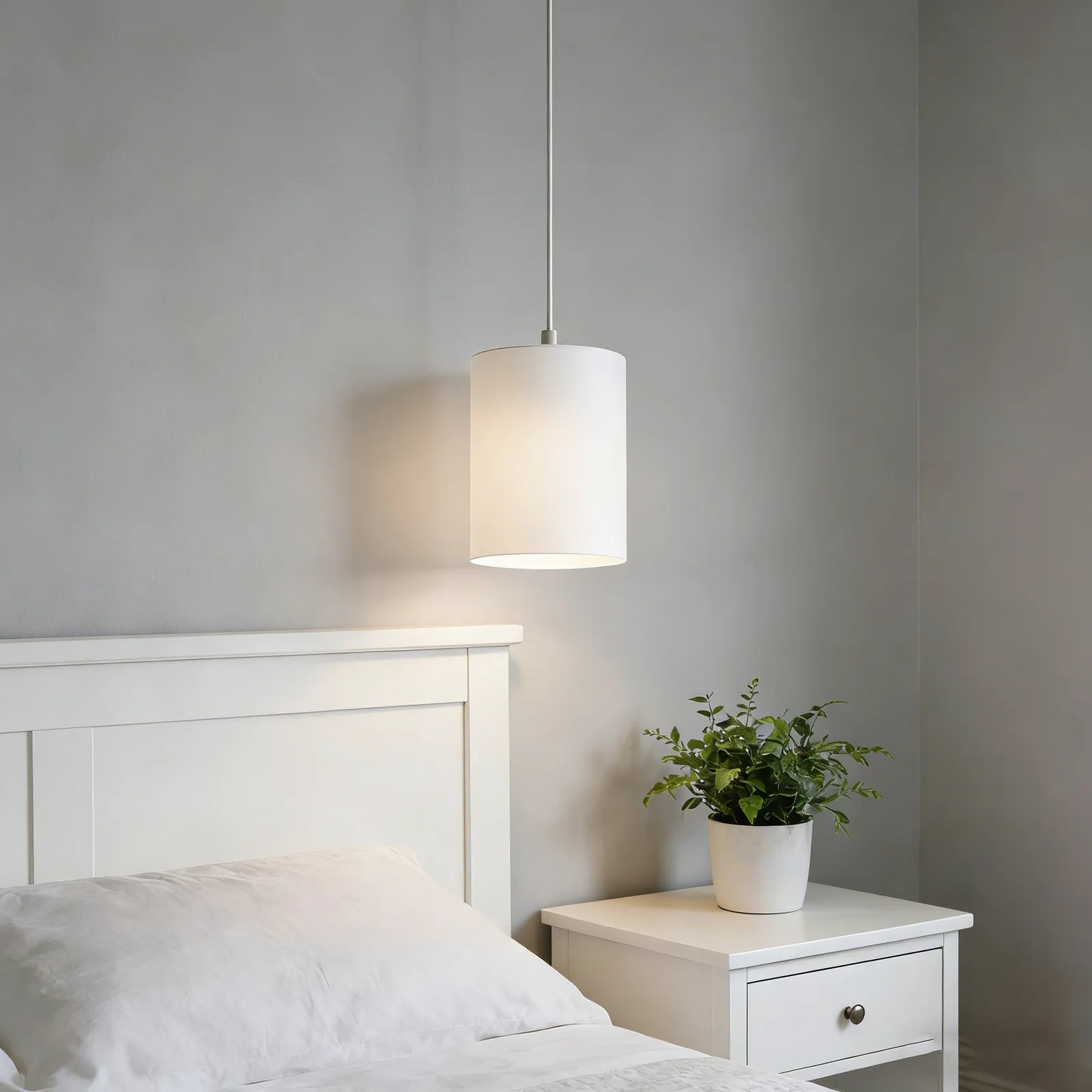 White Glass Lamp Shade Replacement Cylinder Pendant E27 Frosted Cylinder Lampshade 5x3.5 Glass Cover Soft Diffuse Lighting