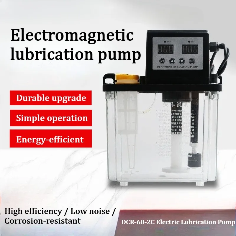 Automatic Volumetric Pressure Relief Lubrication Pump DCR-60, 220V Electric Solenoid Pump for CNC Machining Center Machine Tool