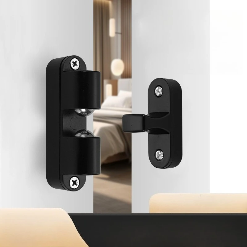

No Drill Magnetic Door Stopper Cabinet Lock Spring Catch Strong Hold Kitchen Door Accessories