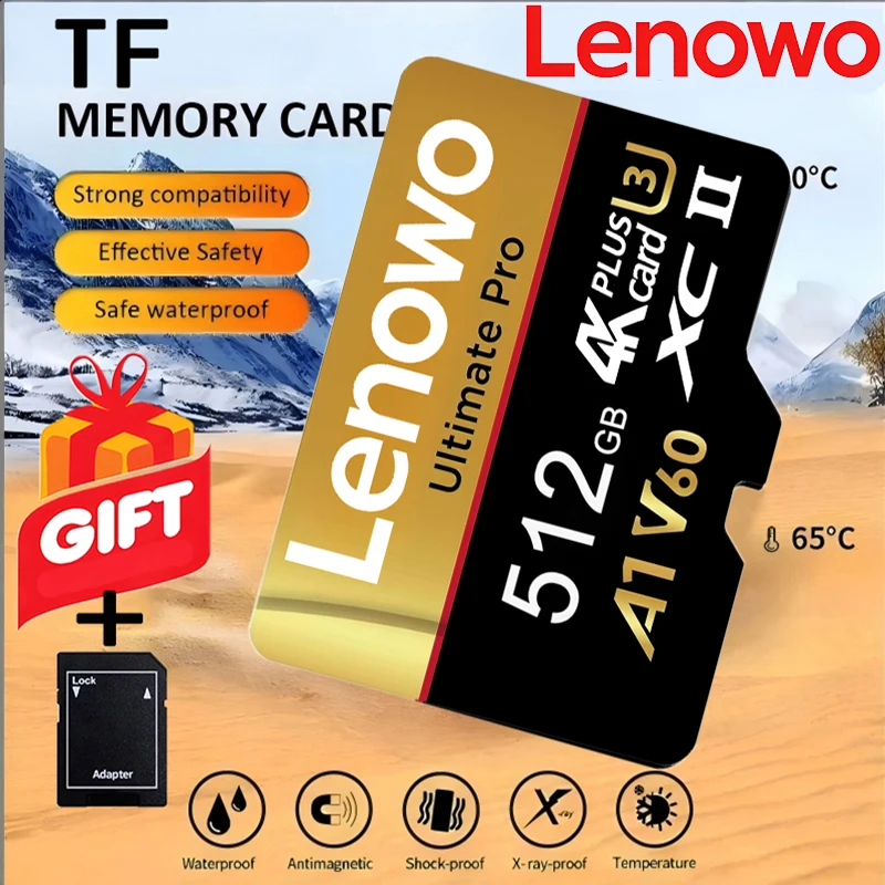 Durable SD Cards 512GB 16GB 128GB 32GB 256GB TF Cards Micro TF SD Card Memory Card V60 Waterproof for Drone/Desktop