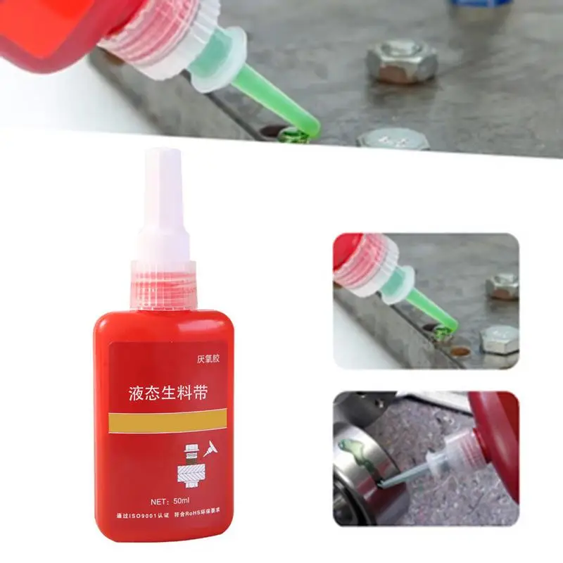 Threadlocker Removable Medium Strength Threadlocker for M6-M19 Bolts Anaerobic Threadlocker Glue Sealant Fastening Protecting