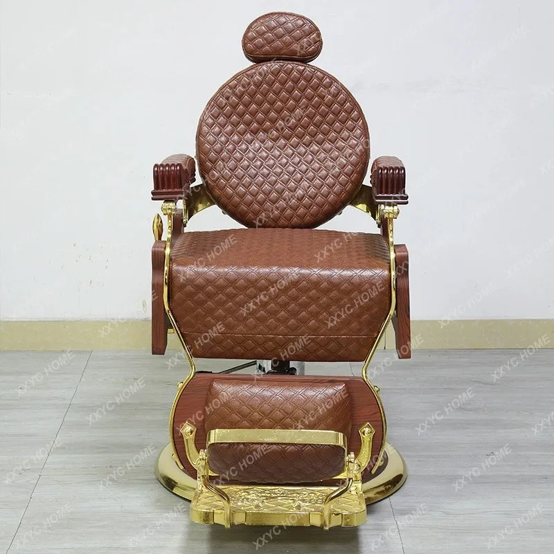 

Парикмахерское кресло ML Oil Head Large: специальное откидное кресло для стрижки волос в стиле ретро для мужчин, для барбершопов и салонов