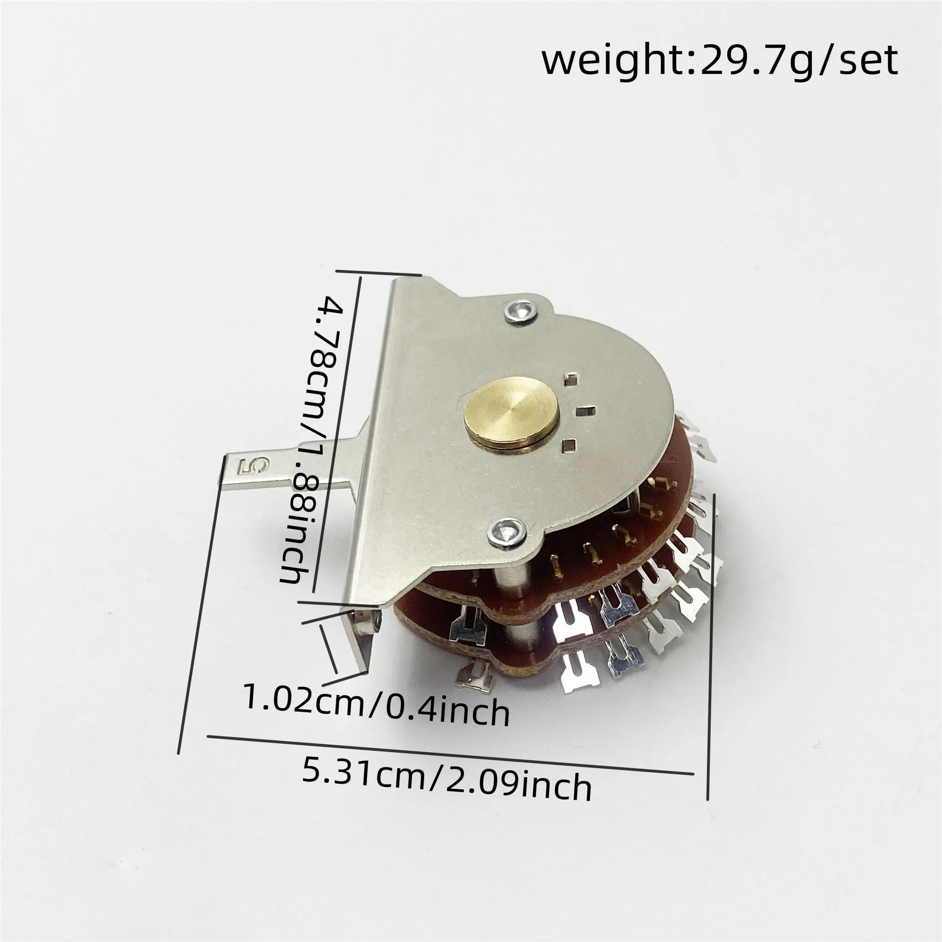 Electric Guitar 5-Way 24-Pin Blade Switch 2-Pole 24-Leg Pickup Selector Electric Guitar Switch Complex Wiring Replacement Part