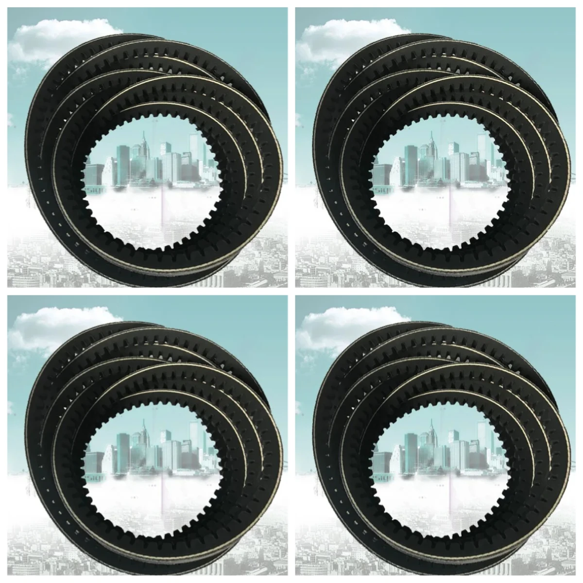 XPZ Series Narrow V Belt XPZ1080-XPZ1800 Equivalent 3VX425-3VX710 Industrial Transmission Replacement Belt