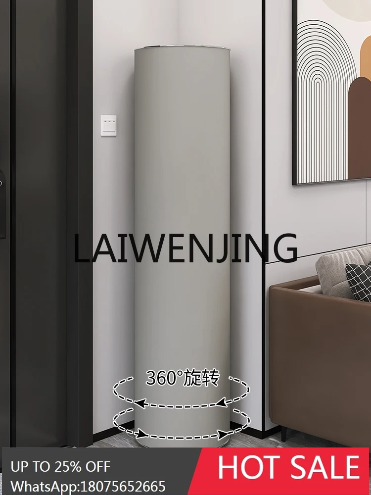 360 Degree Rotating Shoe Cabinet round Cylinder Home Doorway Storage Fantastic Space-Saving Shoe Rack