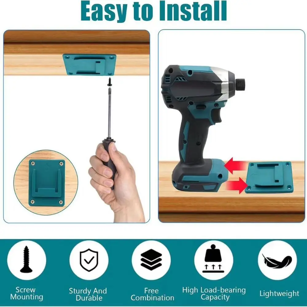 Wall Mount Tool Mount Storage Bracket Fixing Devices Portable Drill Tool Storage Bracket Machine Drill Holder