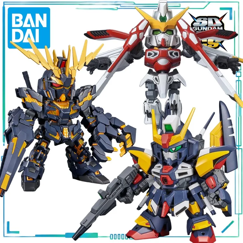 

BANDAI Genuine SDCS Series Normal Version 19 Unicorn Gundam 2 Machine Mourning Witch，18 Whirlwind Up To，17 Phoenix Gundam Model