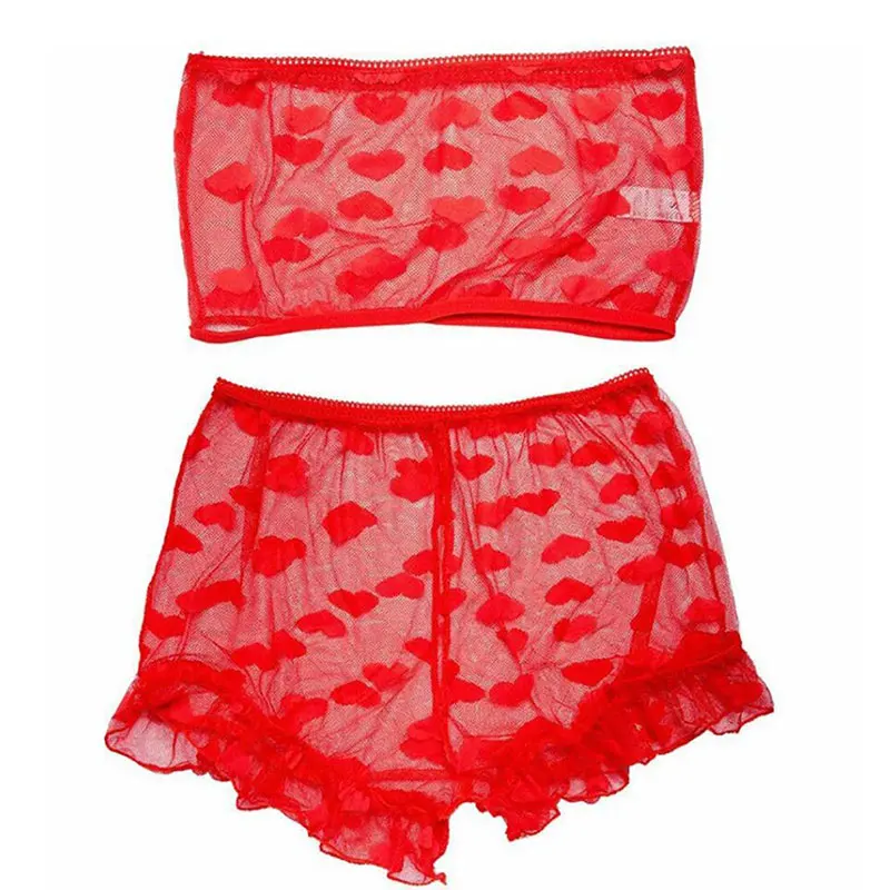 

Новинка 2025, женские комплекты сексуального нижнего белья, комплект из двух предметов, прозрачный белый прозрачный сетчатый бюстгальтер, трусики, нижнее белье, экзотические костюмы Babydoll
