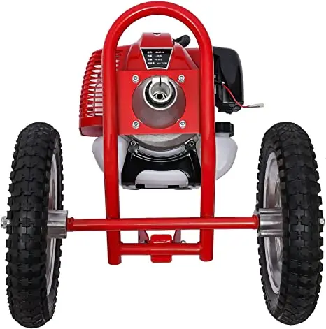 Hand Push Type Lawn Mower Trimmer 52cc Gasoline Brush Cutter 2 Stroke Petrol Lawn Mower Grass Cutter