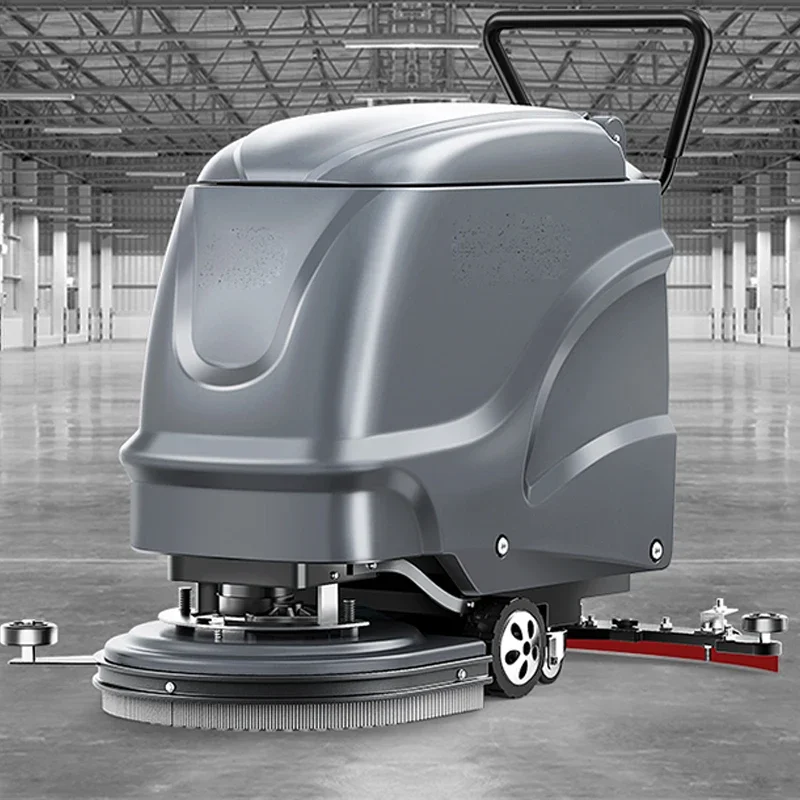 Floor Washer Industrial Workshop Mopping Machine Shopping Mall Electric Manual Push-pull Suction Drag Integrated Sweeper