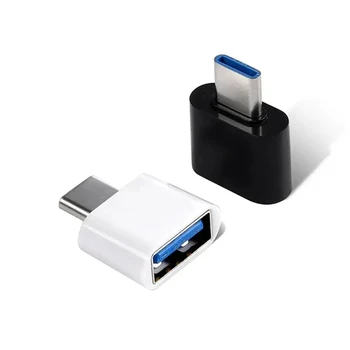 OTG tipi C USB 2.0 OTG adaptörü USB C USB 2.0 dönüştürücü evrensel erkek Android akıllı telefonlar için dişi adaptör konektörü