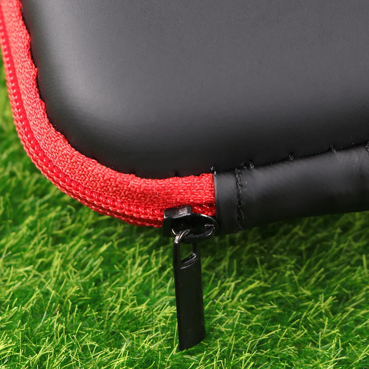 5Pcs Premium Eva Earphone Storage Bag Zipper Design Antistatic Shockproof Lining for Mobile Phones Chargers Earbuds Cables