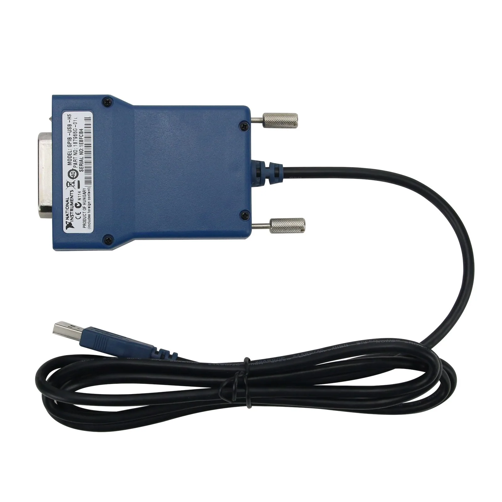 Adaptador de interface National Instruments GPIB-USB-HS IEEE 488 com chip original