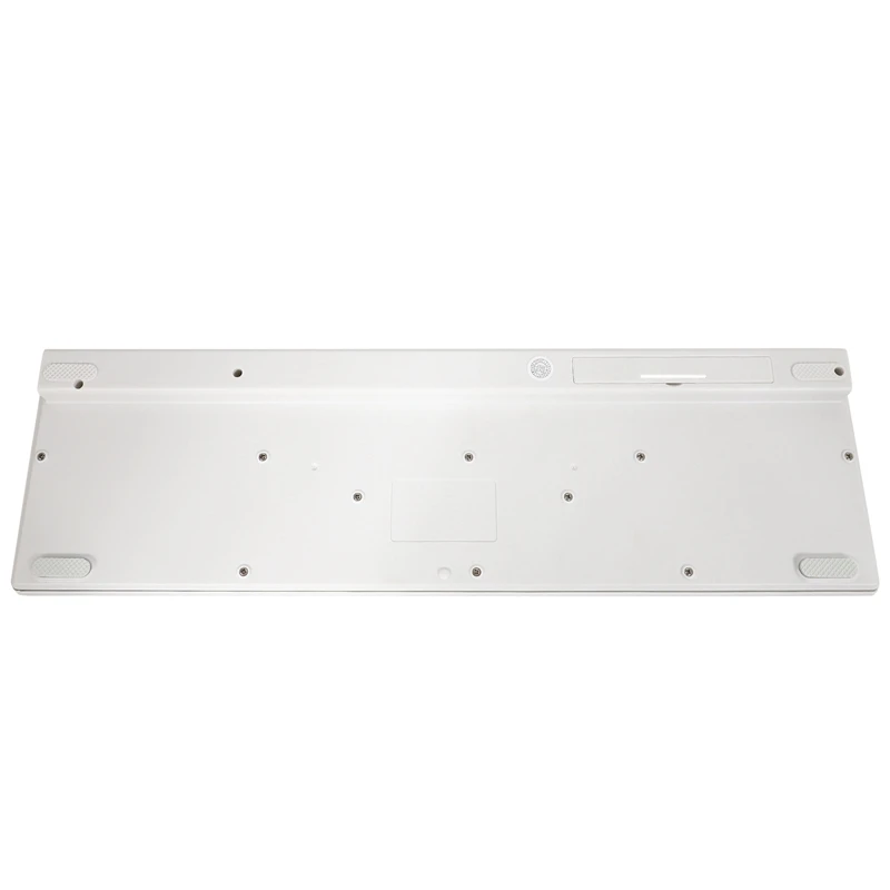 Tastiera bianca sottile Wireless + Set Mouse ottico Wireless per PC e Laptop