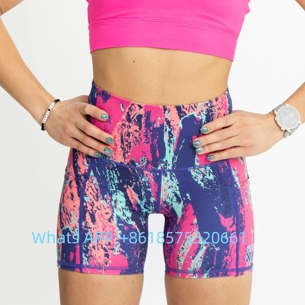 Women's High Waist Peach Lift Hip Sports Shorts Tight Yoga Shorts Shorts for Women Women's Shorts Summer Womens Shorts Elegant