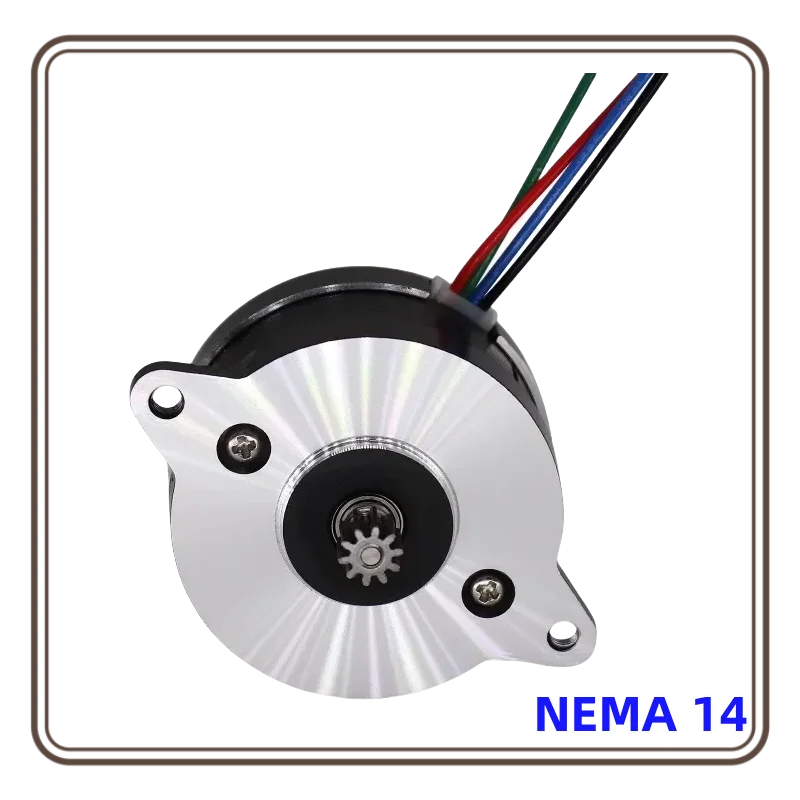 

Nema14 H class heat resistant pancake ten teeth round stepper Motor 36mm pancake Motor VORON