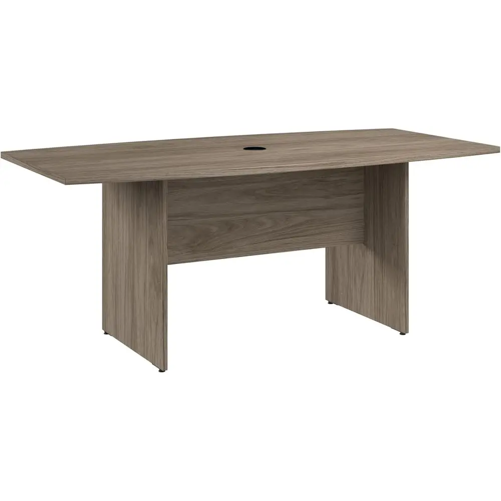 

Офисный конференц-стол из орехового дерева на 6 человек, 72 г. с деревянным основанием для использования в настольной комнате