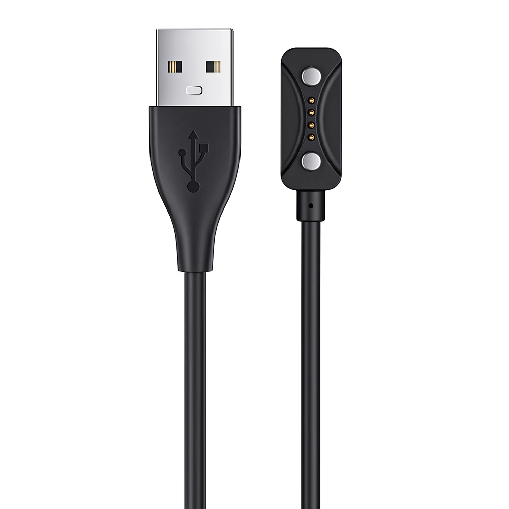 USB-кабель для зарядки Polar Pacer/Pro/Ignite 3/Vantage V3/Grit X 2 Pro, аксессуары для зарядки спортивных часов, черный, 100 см