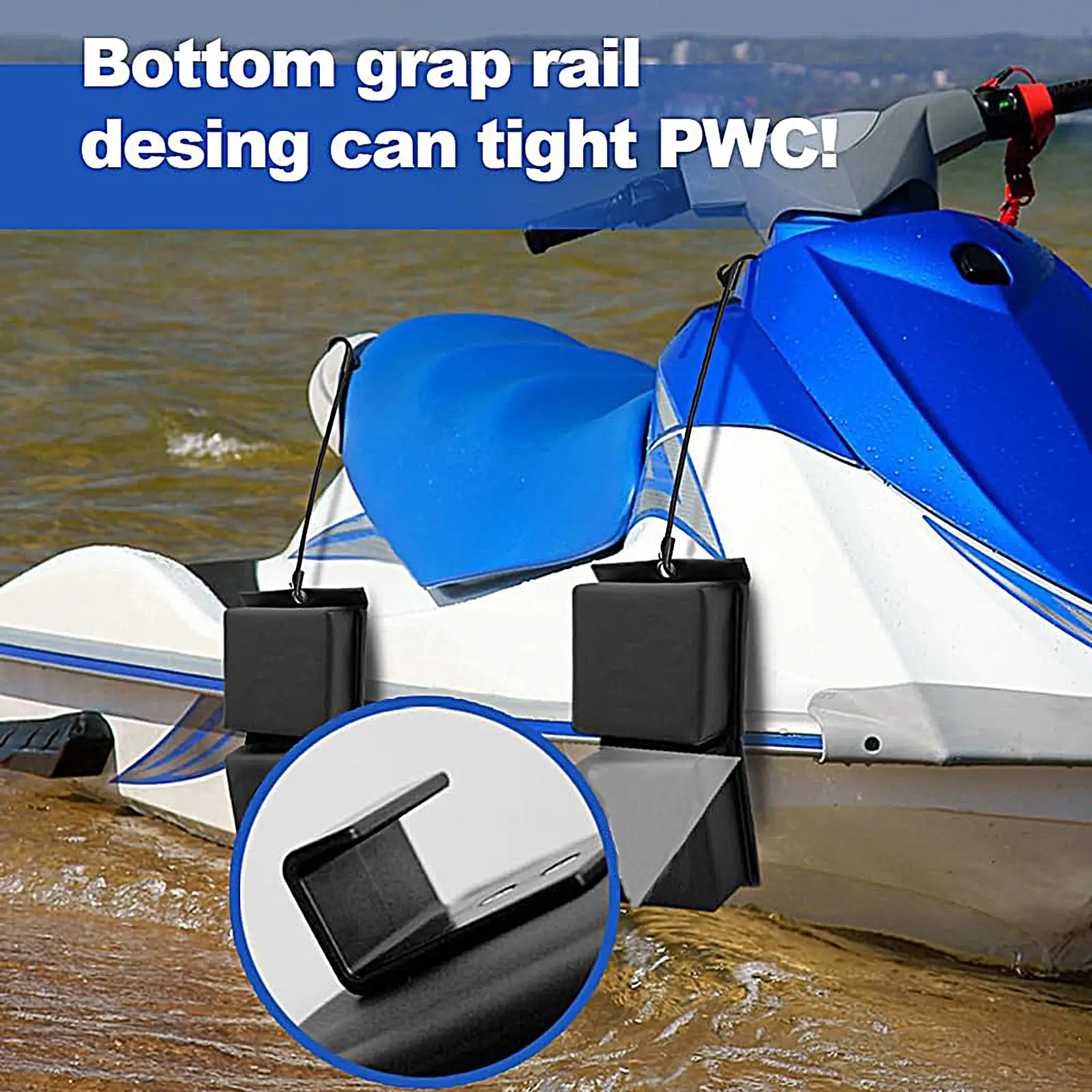Boat Mudguard Jet Ski Bumper Crash Pad Motorboat Fenders PWC Boat Dock Bumpers For Fishing Houseboat Docking Protector Accessory