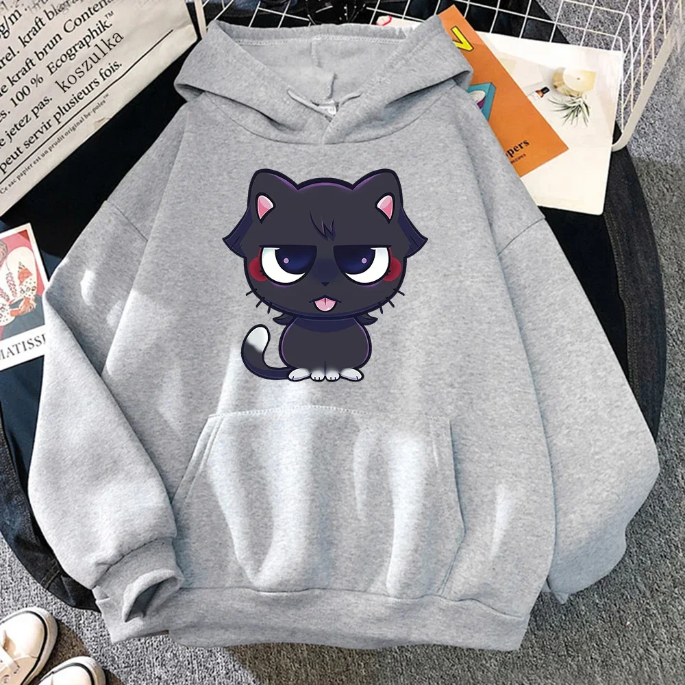 

Genshin Impact Print Women Hoodie Harajuku Cute Scaramouche Cat Graphic Hoodies Unisex Autumn Winter Kawaii Pullovers Sweatshirt