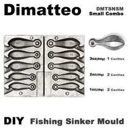 Dimatteo DIY Fishing Snapper Sinker Mould DMTSNSM/Small Combo Snapper Sinker 28g 56g 84g 5 Cavities