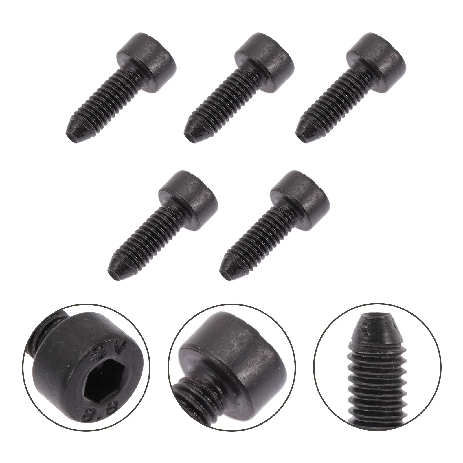 

5Pcs Electric Guitar Bridge Hexagonal Screws Alloy Replacement Bridge Parts for String Fixing Tremolo Accessories