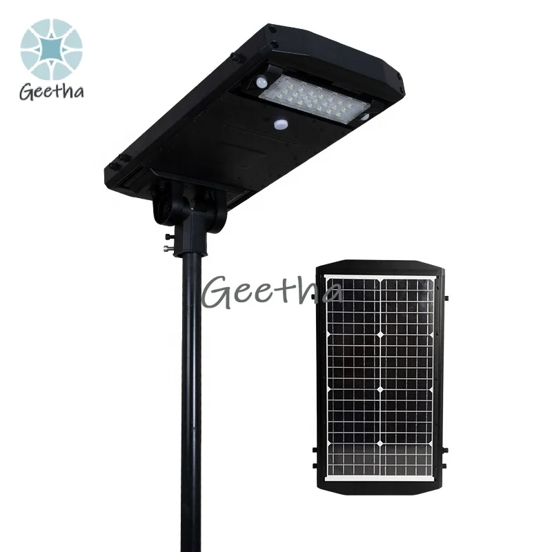 All in One 40W Outdoor Integrated Solar Led Street Light for Project