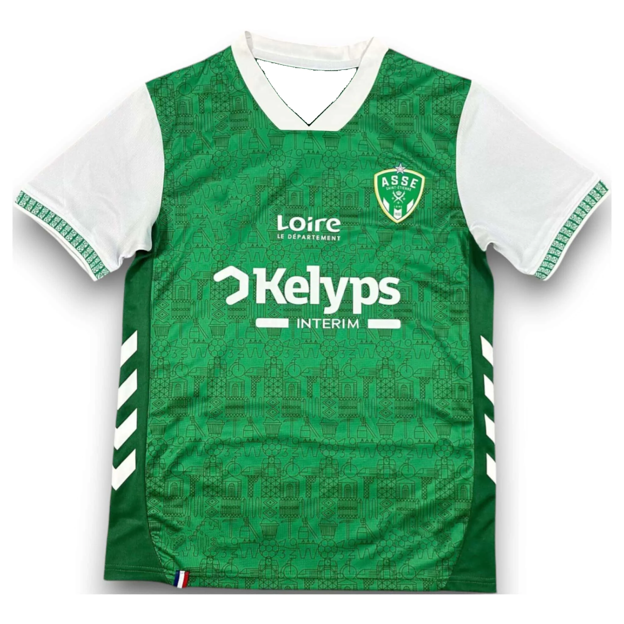Saint-Etienne 26-27 Lokale Fußballtrikots Schnelltrocknend Retro Atmungsaktives T-Shirt 2026 Herren Französische Fußballfans Training & Reisen – Detail 6
