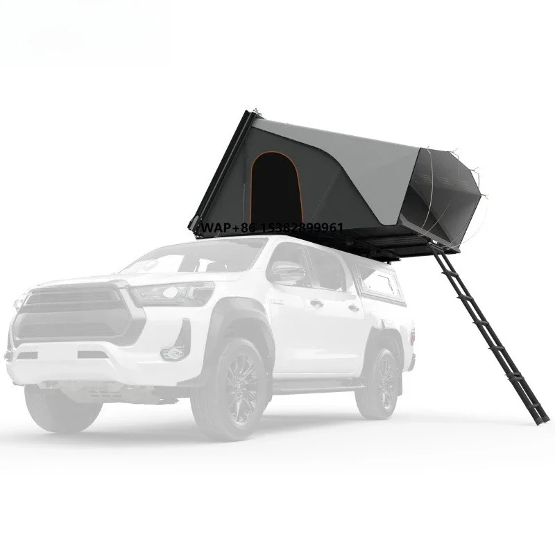AlpinePeak Gear Roof Top Tent Hardshell Outdoor Waterproof 2-4 Person SUV Aluminum Four-Season Quick Setup