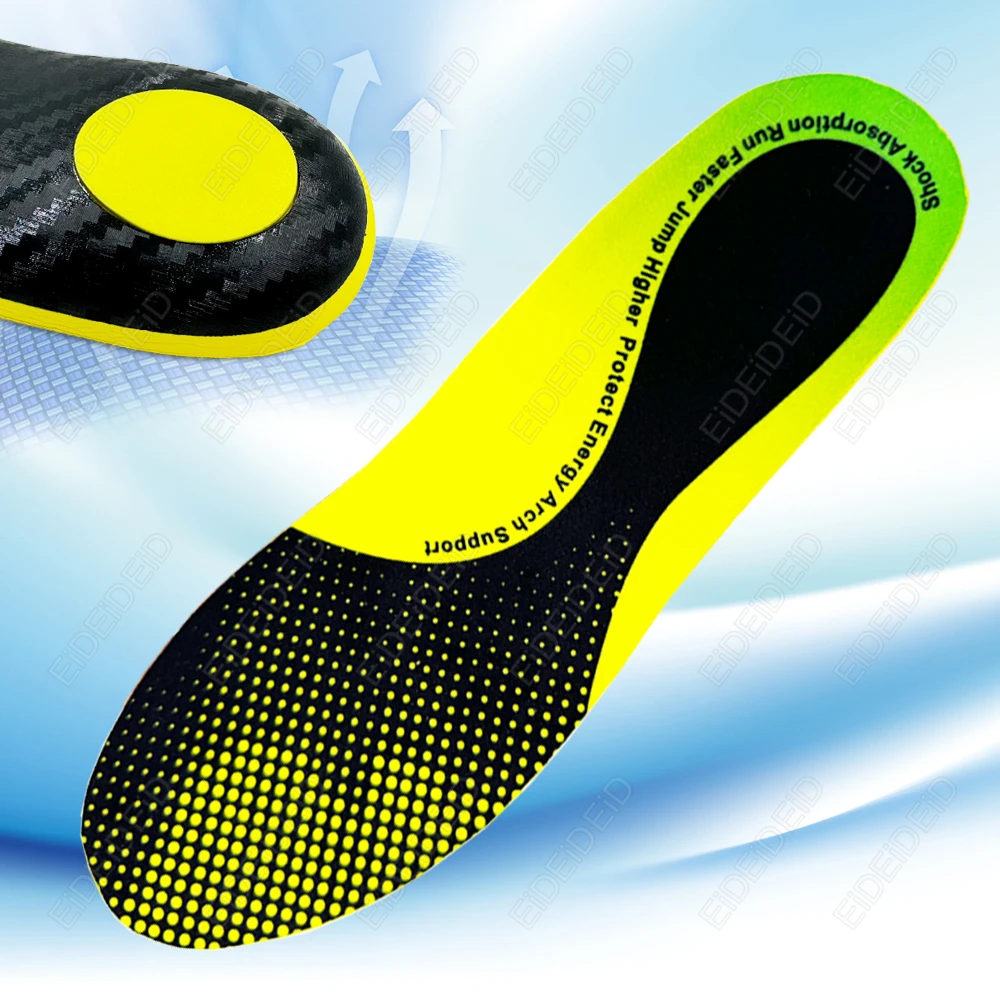 1-2 Paar Carbonfaser-Einlegesohlen – Carbon-Sohle für bessere Bewegung – Carbonfaser-Vorlage – Für Basketball-, Volleyball- und andere Sportarten – Einlegesohlen und Fußpolster. – Detail 1